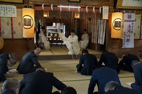 八郎の遺徳をしのんだ清河神社例大祭