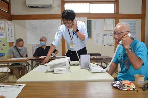 アポ電の語り口を再現した対策訓練