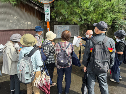 鶴ケ岡城周囲に設けられた11カ所の木戸口跡を巡った城下町歴史探訪