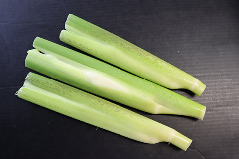 根元の茎が食用にされる