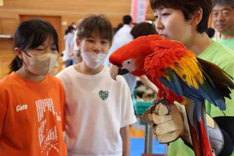 子どもたちの人気を集めた「メレブちゃん」