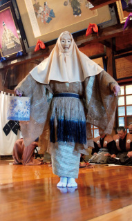 春日神社の新嘗祭で黒川能を奉納＝下座「俊寛」